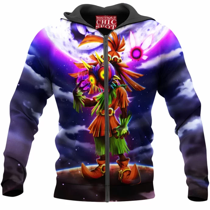 The Legend Of Zelda Majora's Mask Zip Hoodie