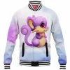 Anime Baseball-Jacket, Pokemon Baseball-Jacket, Rattata Baseball-Jacket