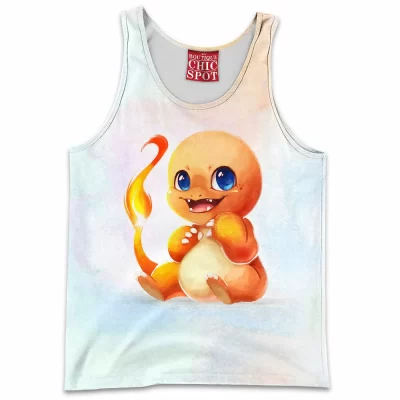 Anime Tank-Top, Charmander Tank-Top, Pokemon Tank-Top