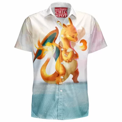 Anime Hawaiian-Shirt, Charizard Hawaiian-Shirt, Pokemon Hawaiian-Shirt