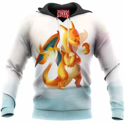 Anime Hoodie, Charizard Hoodie, Pokemon Hoodie