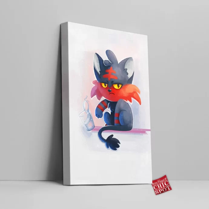 Litten Canvas Wall Art