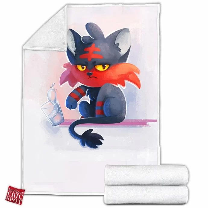 Litten Fleece Blanket