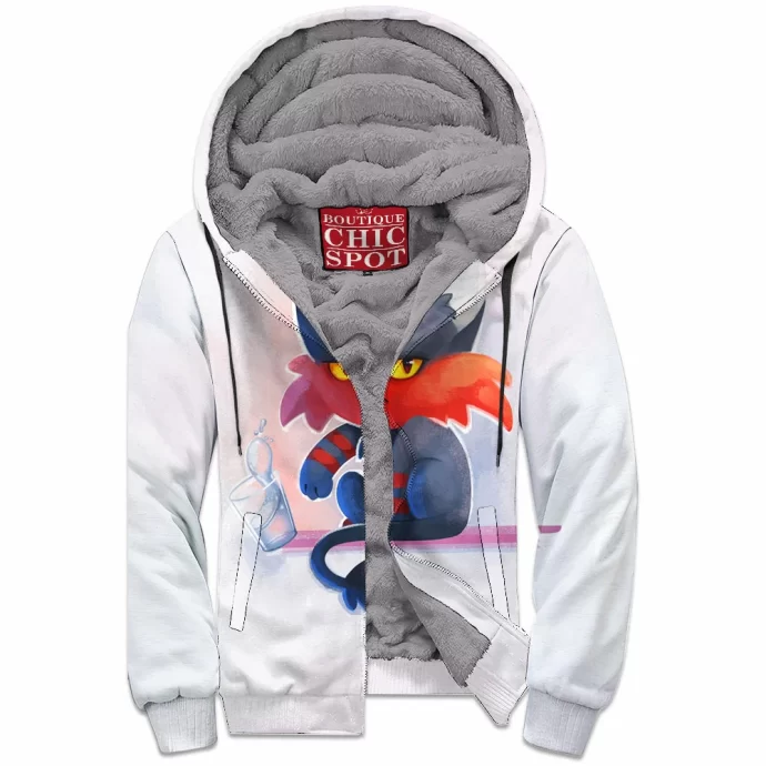 Litten Zip Fleece Hoodie