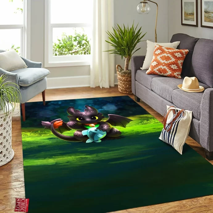 Toothless Rectangle Rug