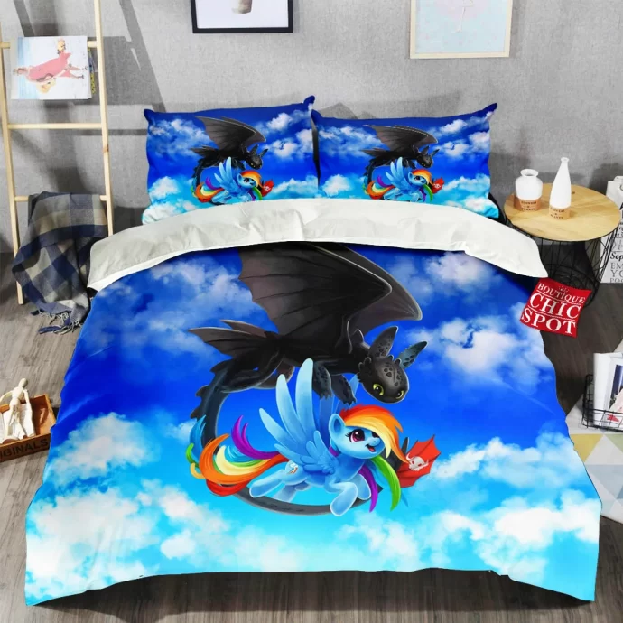 Toothless And Pony Bedding Set