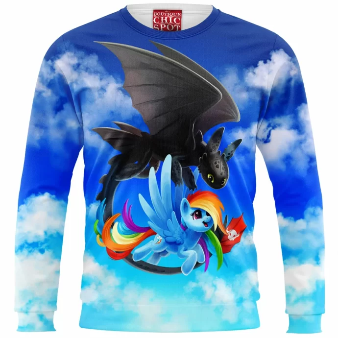 Toothless And Pony Sweatshirt