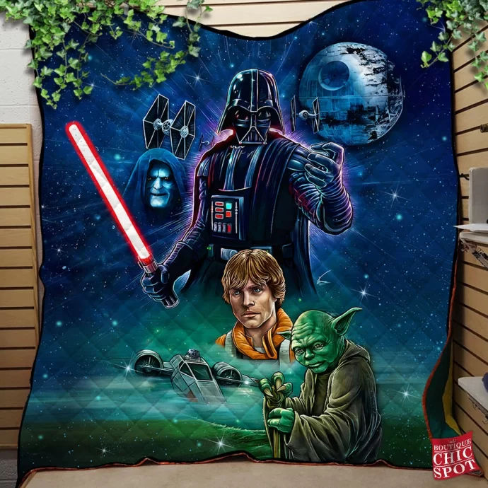 The Empire Strikes Back Quilt Blanket