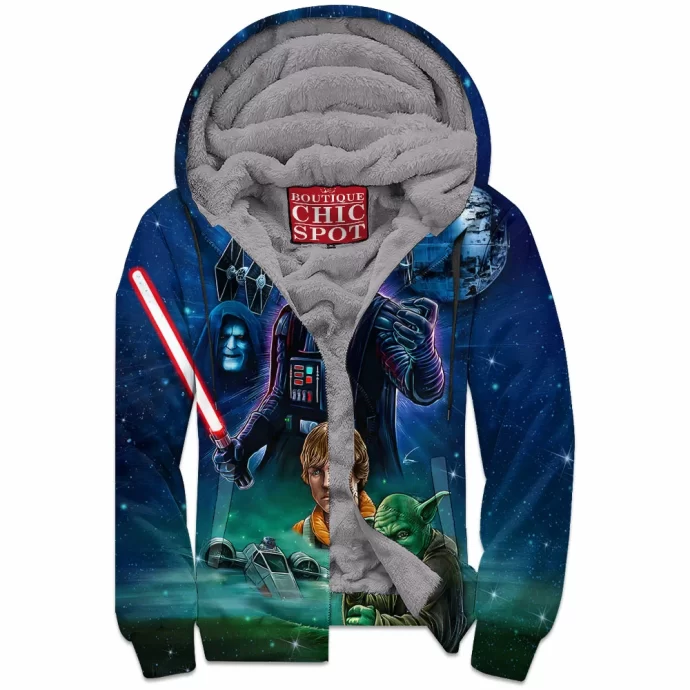 The Empire Strikes Back Zip Fleece Hoodie