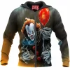 Horror Zip-Hoodie, Pennywise Zip-Hoodie