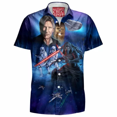 Sci-Fi Hawaiian-Shirt, Star Wars Hawaiian-Shirt