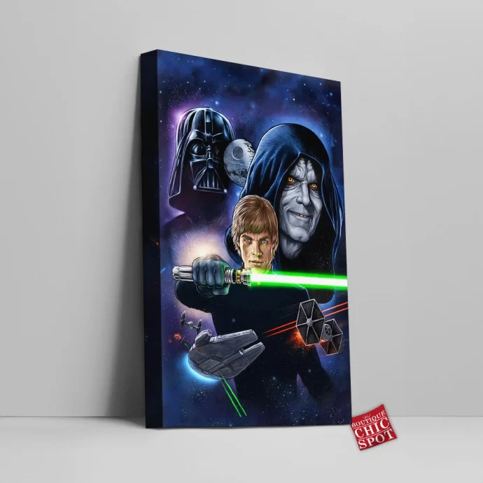 Stars Wars Return Of The Jedi Canvas Wall Art