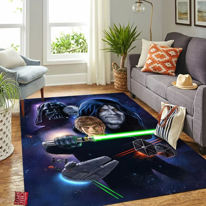 Stars Wars Return Of The Jedi Rectangle Rug