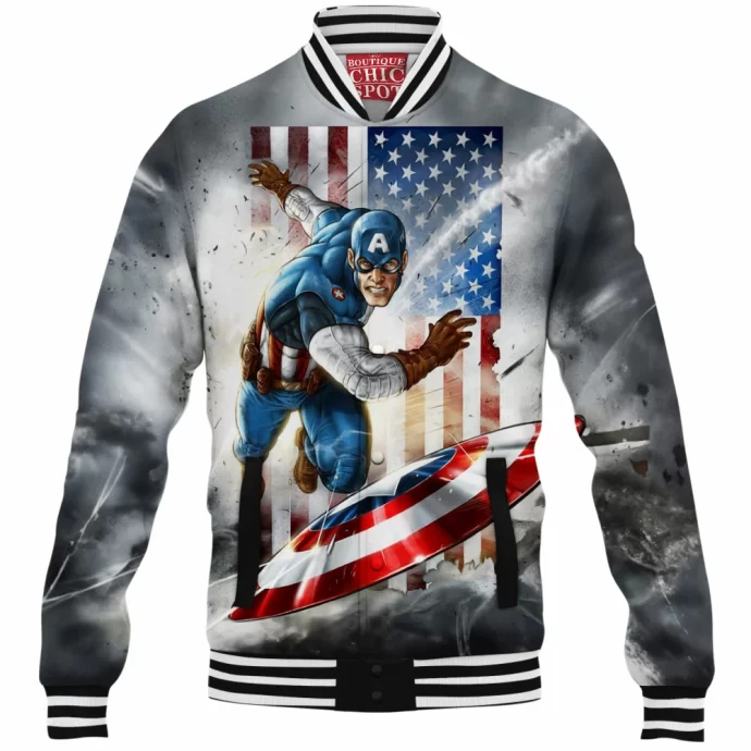 Captain America Baseball Jacket