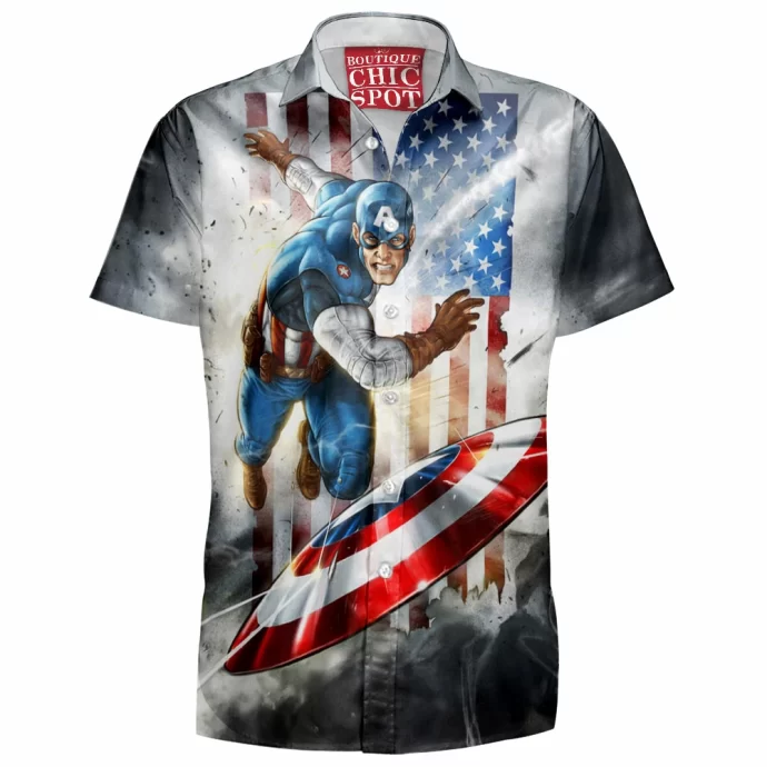 Captain America Hawaiian Shirt