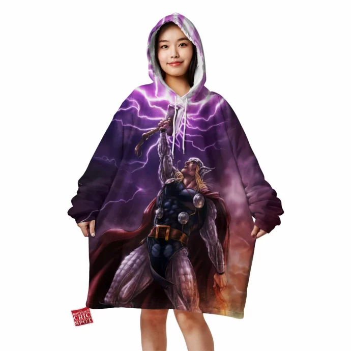 The Mighty Thor Blanket Hoodie