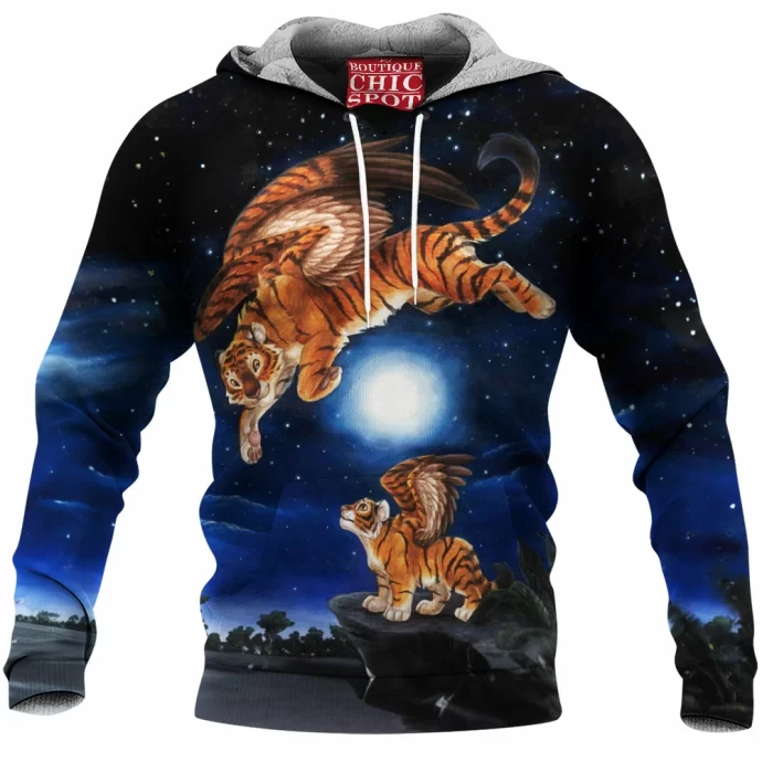 Tiger Fly Fleece Hoodie