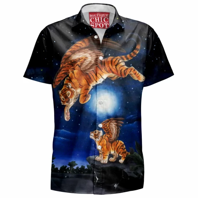 Tiger Fly Hawaiian Shirt