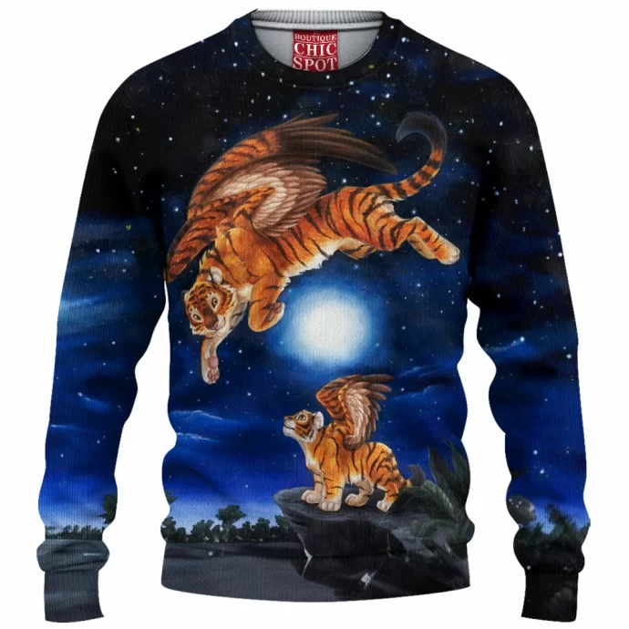 Tiger Fly Knitted Sweater