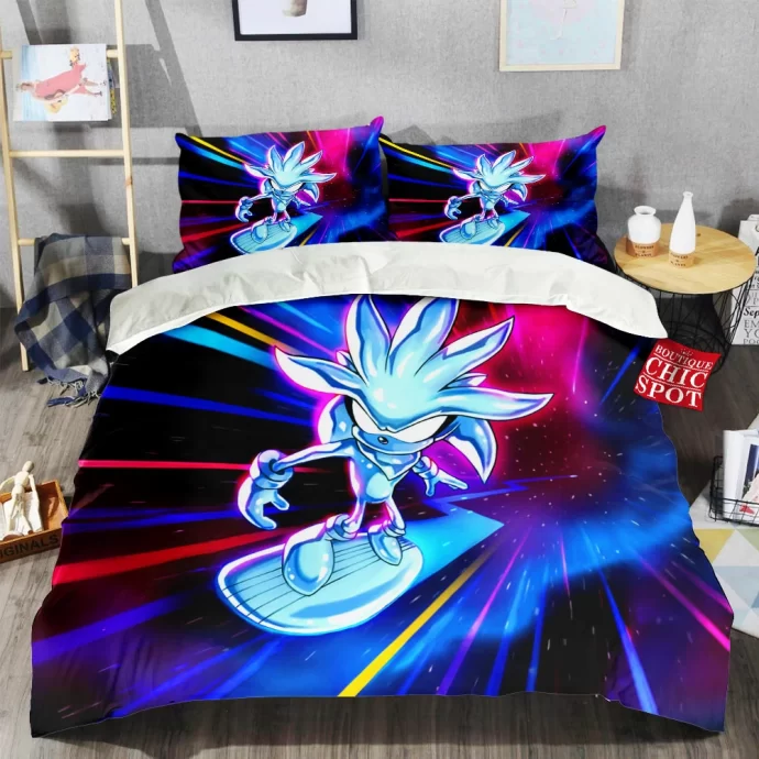 Silver The Surfer Sonic Bedding Set