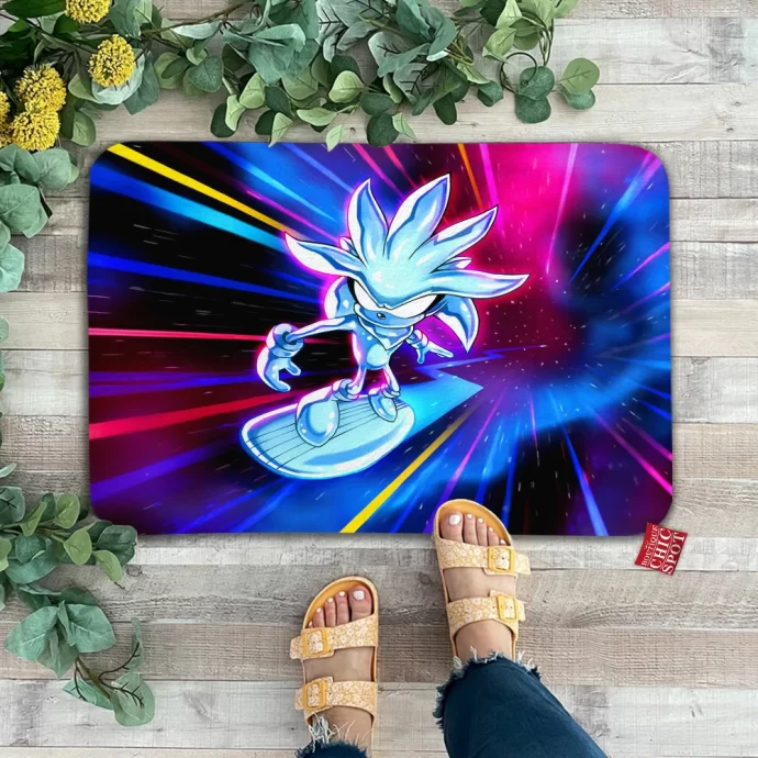 Silver The Surfer Sonic Doormat