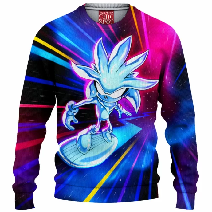 Silver The Surfer Sonic Knitted Sweater