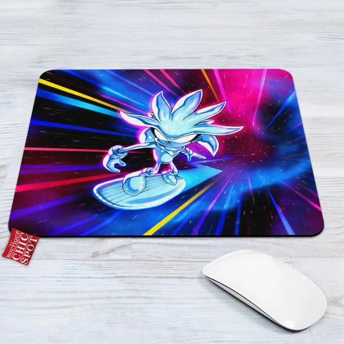 Silver The Surfer Sonic Mouse Pad