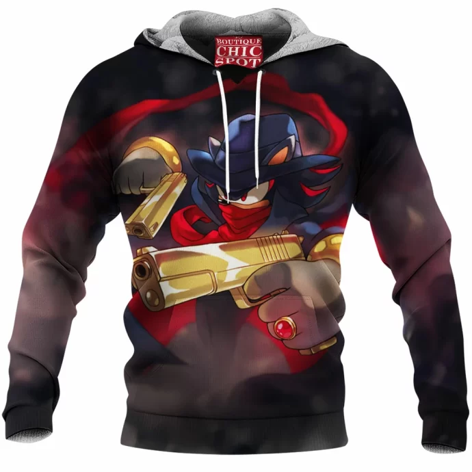 Shadow The Shadow Sonic Fleece Hoodie