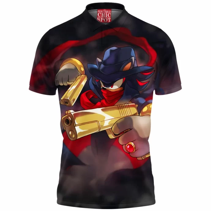 Shadow The Shadow Sonic Polo Shirt