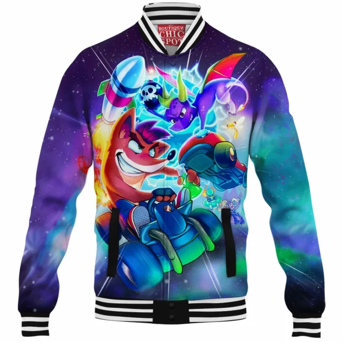 Crash Spyro Baseball Jacket