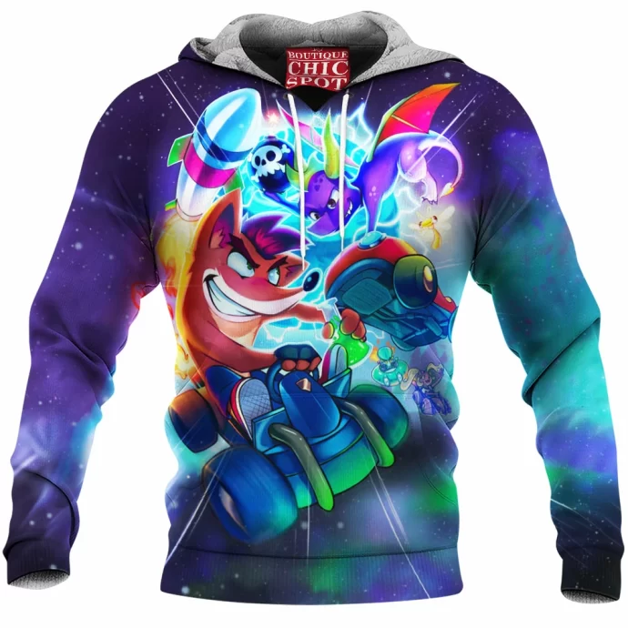 Crash Spyro Fleece Hoodie