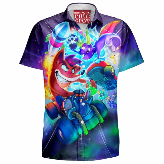 Crash Spyro Hawaiian Shirt