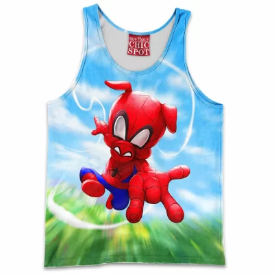 Comic Tank-Top, Spider-Ham Tank-Top, Spider-man Tank-Top