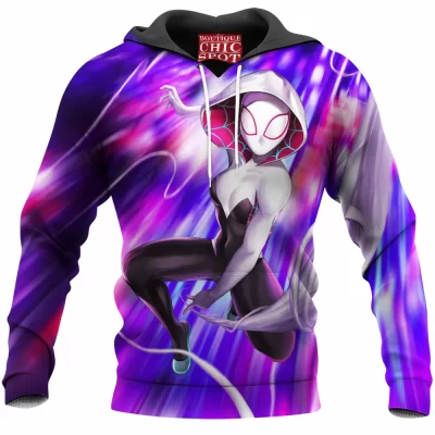 Comic Hoodie, Spider-Woman Hoodie, Spider-Gwen Hoodie