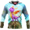 Dragon Fleece-Hoodie, Fantasy Fleece-Hoodie