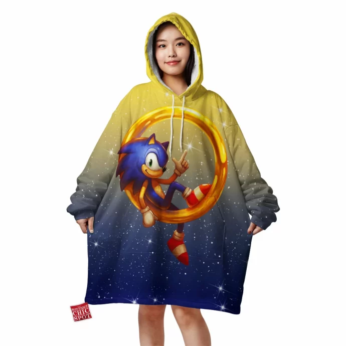 Sonic The Hedgehog Blanket Hoodie