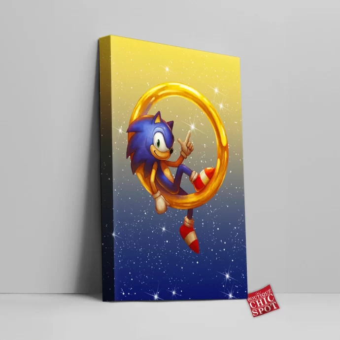 Sonic The Hedgehog Canvas Wall Art