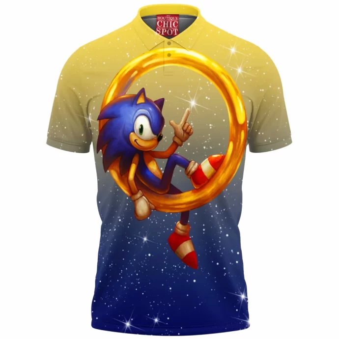 Sonic The Hedgehog Polo Shirt