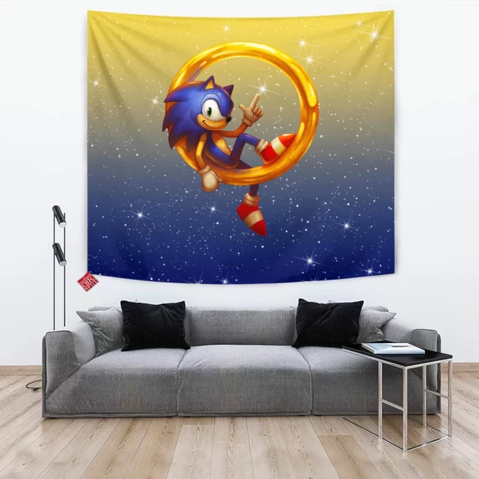 Sonic The Hedgehog Tapestry