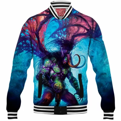 Game Baseball-Jacket, Illidan Stormrage Baseball-Jacket, Dota Baseball-Jacket, Warcraft Baseball-Jacket