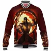 Game Baseball-Jacket, Mortal Kombat Baseball-Jacket, Scorpion Baseball-Jacket