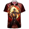 Game Hawaiian-Shirt, Mortal Kombat Hawaiian-Shirt, Scorpion Hawaiian-Shirt