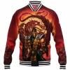 Game Baseball-Jacket, Mortal Kombat Baseball-Jacket, Scorpion Baseball-Jacket