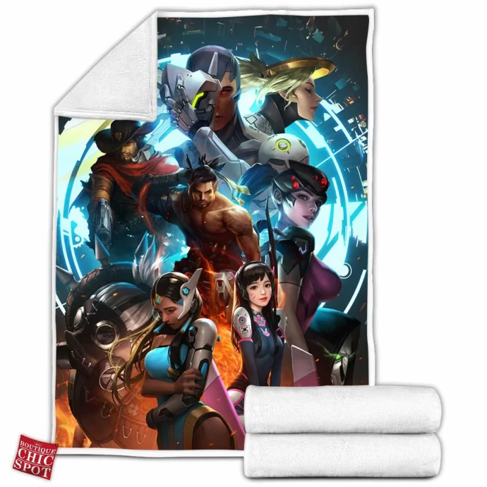 Overwatch Fleece Blanket