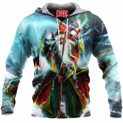 Santa Claus Fleece-Hoodie