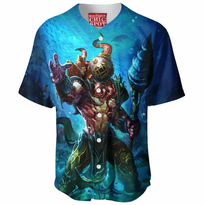 Smite Poseidon Baseball Jersey