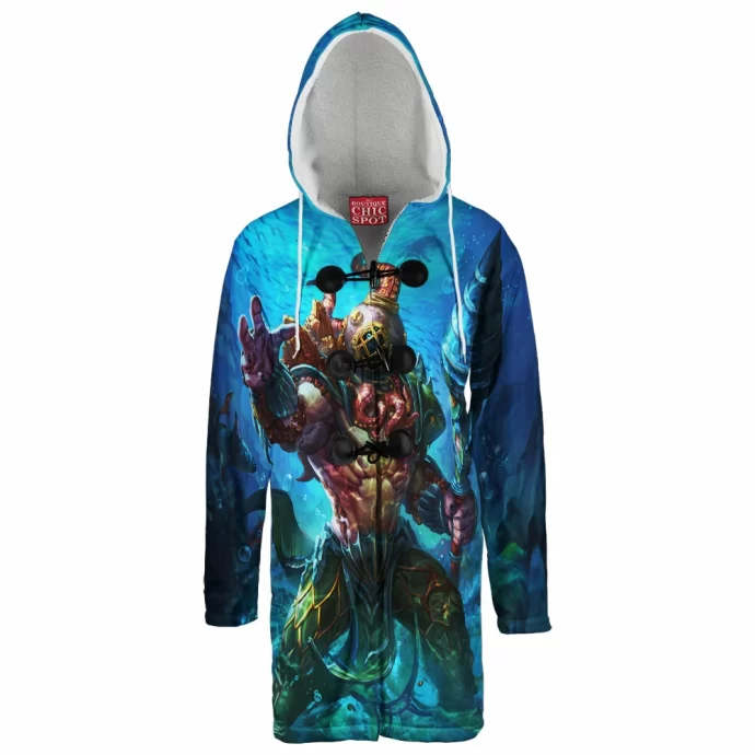 Smite Poseidon Hooded Cloak Coat