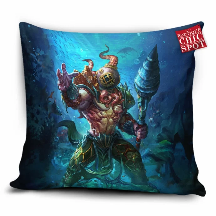 Smite Poseidon Pillow Cover