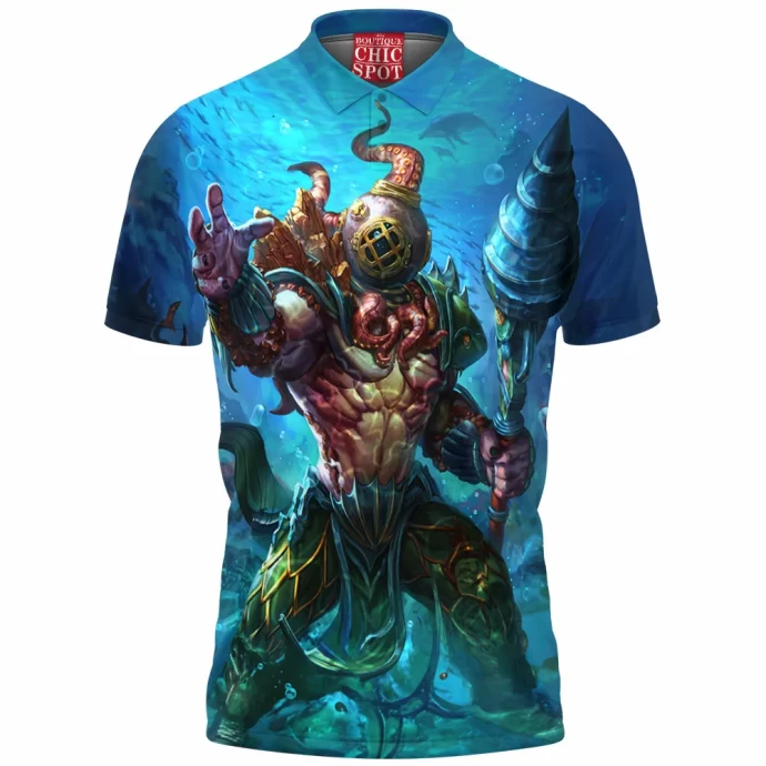 Smite Poseidon Polo Shirt