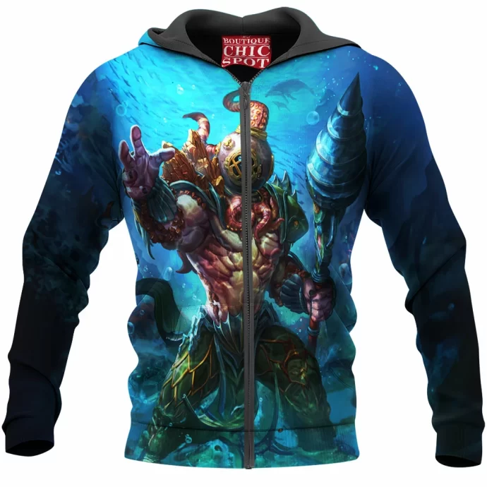 Smite Poseidon Zip Hoodie